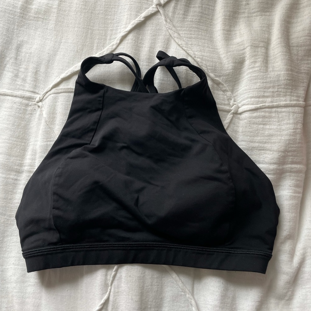 Lululemon Black Sports Bra Size 8